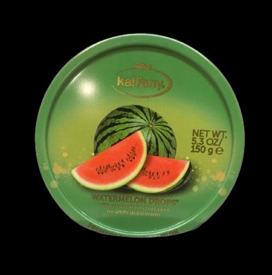 Льодяники Kalfany Watermelon кавун, 150 г, 10 уп/ящ 2172806342 фото