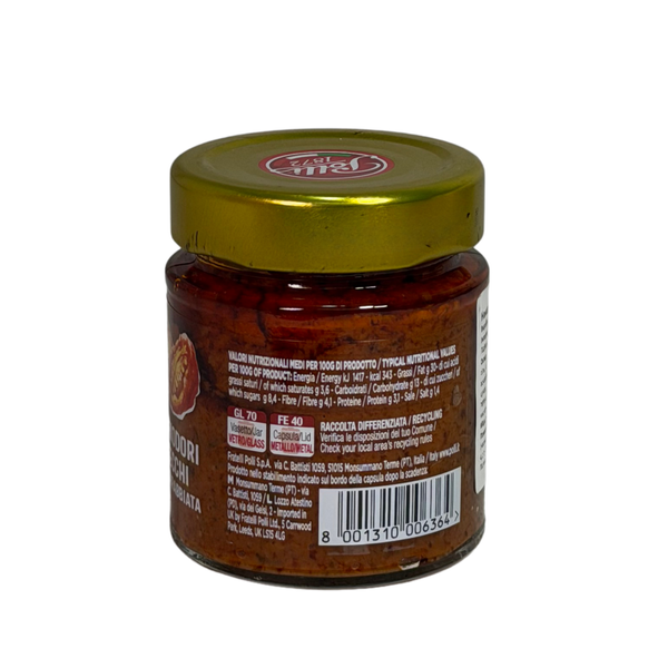 Намазка Polli Bruschetta pomodori secchi all'arrabbiata, 140г 4654136 фото