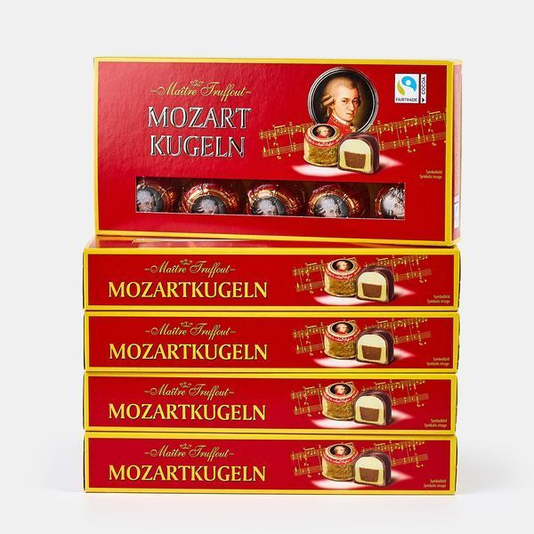 Цукерки праліне Maitre Truffout Mozart Balls 200гр 92198 фото
