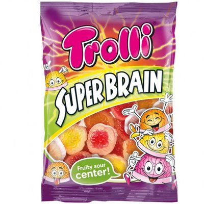 Жувальні цукерки мармелад Trolli Super Brain, 150 г, 18 шт/ящ 2002051244 фото