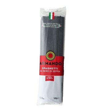 Макарони ARMANDO Spaghetti Nero di seppia, 500 г, 24 уп/ящ 2199754788 фото