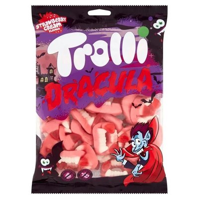 Жувальні цукерки мармелад Trolli Dracula, 150 г, 18 шт/ящ 2002052581 фото