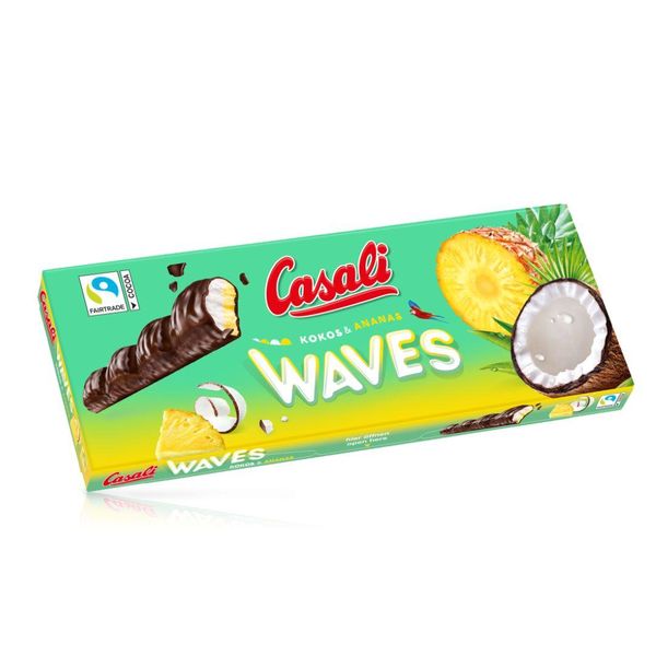 Суфле в шоколаді Casali Waves кокос та ананас, 250 г, 20 шт/ящ 1920988016 фото