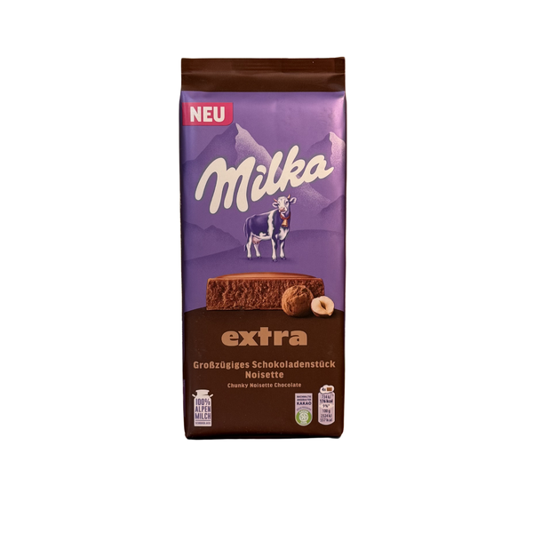 Шоколад Milka Extra Noisette з пастою фундука 190g 1541564564 фото