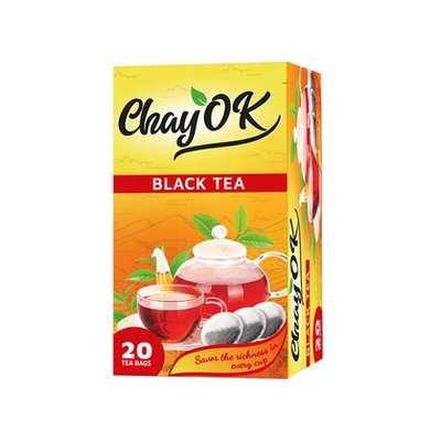 Чай чорний CHAYOK пакетований, 30 г (20 пак), 12 уп/ящ 2107595007 фото