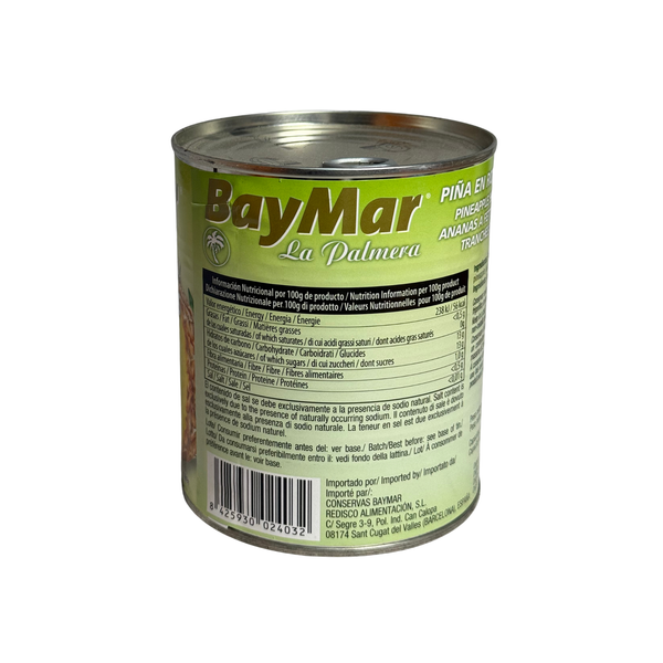 Ананас кільцями у власному соці BayMar,ж/б, 850мл 652655646 фото