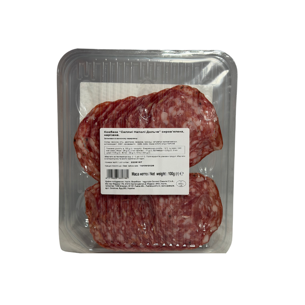 Brunamore Salame Napoli Dolce нарізка, 100 г 65956522 фото