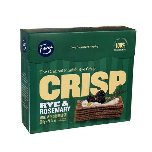 Хлібці житні Fazer Crisp Rye з розмарином 200г 5645641 фото