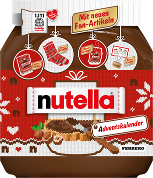НР Адвент календар асорті Nutella, 528г 14936 фото