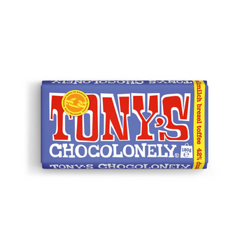 Шоколад темно-молочний Tony&rsquo;s Chocolonely Brezel Toffee 180 г 08112268634 фото