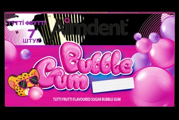 Жуйки Aimdent Babble Gum Tutti frutti тутті фрутті, 14.4 г, 24уп/ящ 1867205901 фото