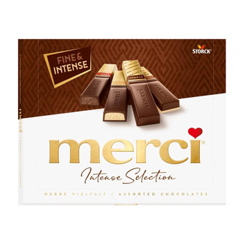 Цукерки Merci асорті з темного шоколаду, 250г 14241454 фото