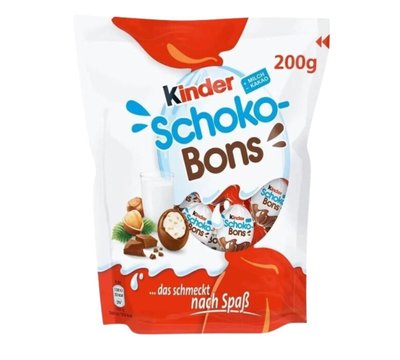 Шоколадні цукерки Kinder Schoko-Bons, 200 г, 18 уп/ящ 2086412611 фото