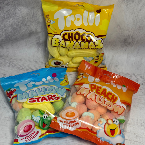 Маршмеллоу Trolli mallow stars без глютену, 150 г 71200429791 фото