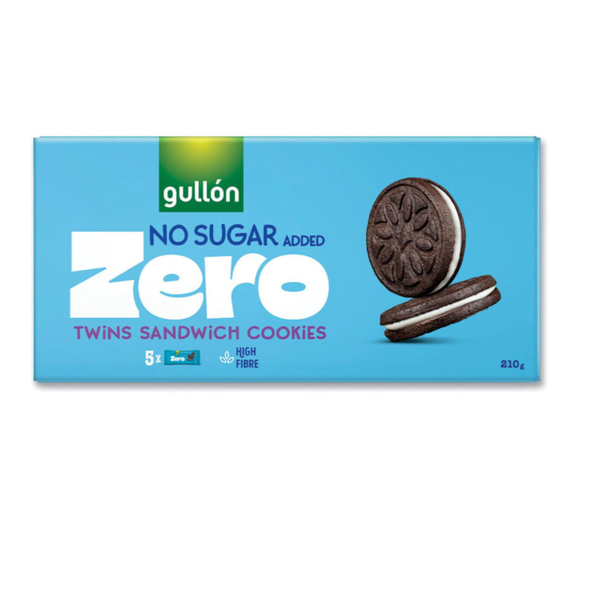 Печиво Gullon Diet Nature Twins без цукру какао з ванільним кремом 210гр T4439 фото
