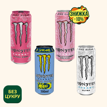 Комбо-набір без цукру &laquo;Monster Zero Sugar&raquo; 45656814 фото