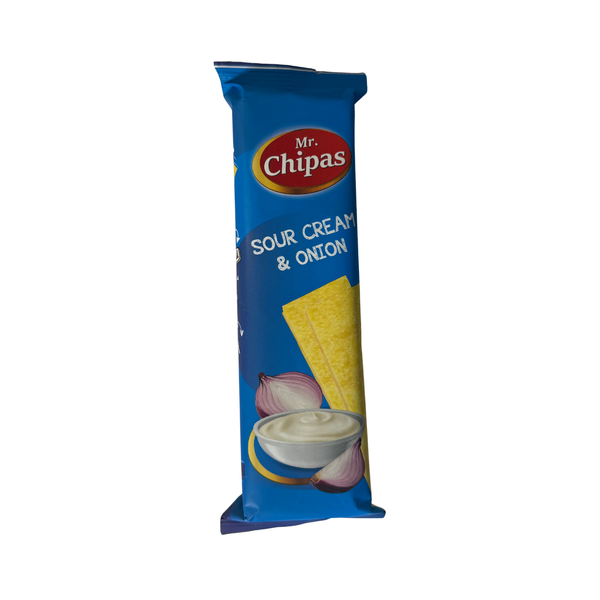 Чіпси Mr. Chipas Sour Cream and Onion, сметана і цибуля, 75г 1670124356 фото