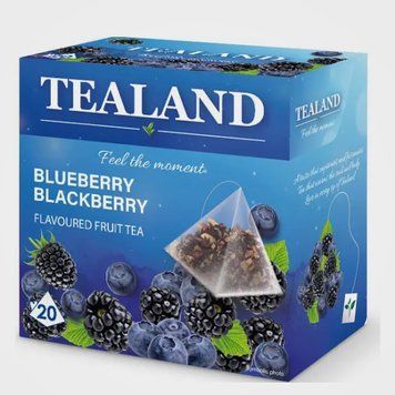Чай фруктовий Tealand Blackberry-Blueberry ожина-чорниця в пірамідках, 40 г 1743031619 фото
