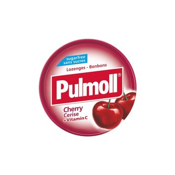 Льодяники Pulmoll Cherry + vit C вишня без цукру, 45 г, 10 шт/ящ 1937385908 фото