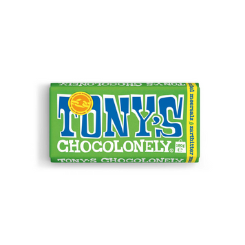 Шоколад Tony's 51% з мигдалем і морською сіллю180г 612268630 фото