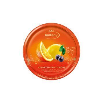 Льодяники в банці Kalfany Assorted Fruit Candies фруктові 150гр 125900146 фото
