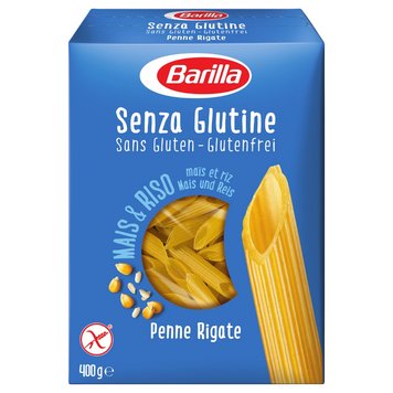 Макарони без глютену BARILLA Penne rigate, 400г, 14 шт/ящ 1690609604 фото