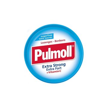 Льодяники Pulmoll Extra Strong + vit C без цукру, 45 г, 10 шт/ящ 1937391647 фото