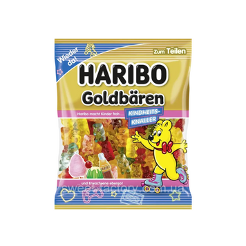 Желейки Haribo Goldbaren- Kindheits-Knaller 175г, 40шт/уп 8216723965 фото