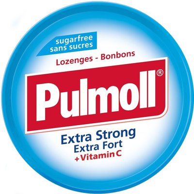 Льодяники Pulmoll Extra Strong + vit C без цукру, 45 г, 10 шт/ящ 1937391647 фото