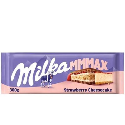 Шоколад Milka Strawberry Cheesecake, 300 г, 12 шт/ящ 1767329309 фото