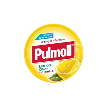 Льодяники Pulmoll Lemon + vit C лимон без цукру, 45 г, 10 шт/ящ 1937392779 фото