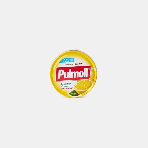 Льодяники Pulmoll Lemon + vit C лимон без цукру, 45 г 1937392779 фото