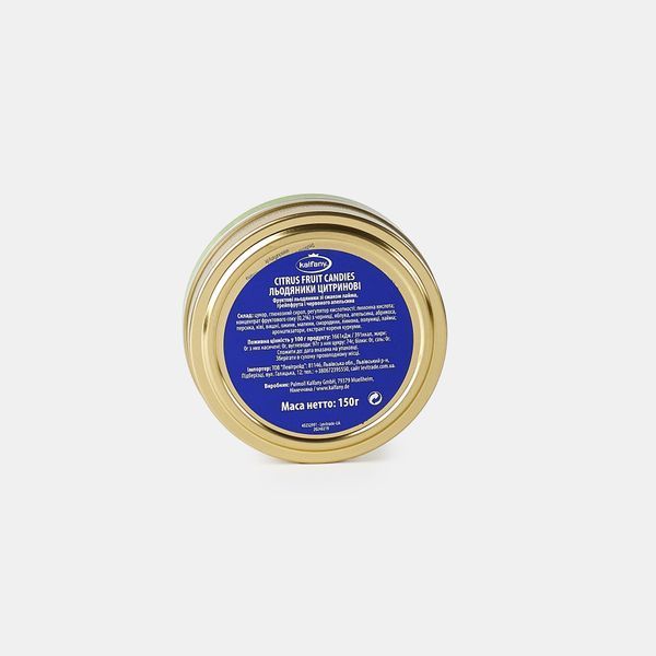 Льодяники в банці Kalfany Citrus Fruit цитрусові 150гр 125900177 фото