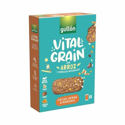 Печиво GULLON Vital Grain какао та апельсин, 247 г, 8 шт/ящ 1829509205 фото