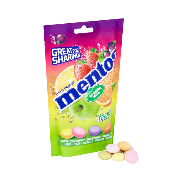 Драже Mentos fruit mix 160g 45465486 фото