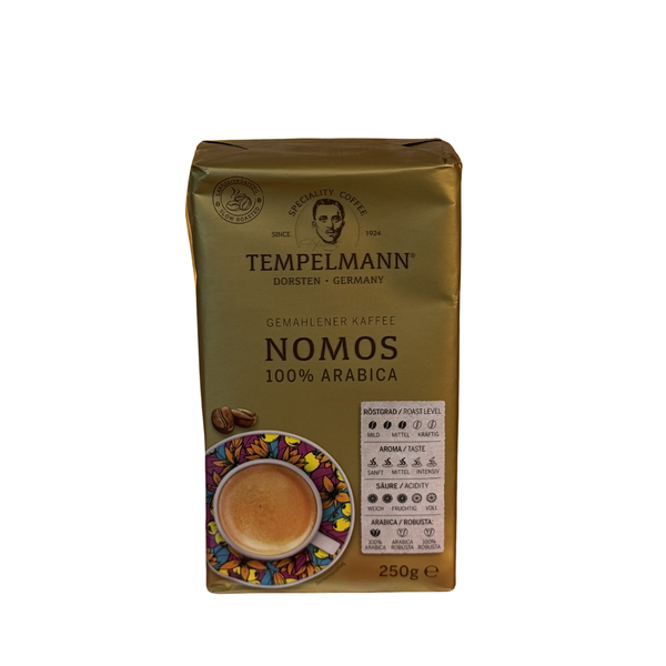 Кава Tempelmann Nomos мелена 250г 56947698 фото