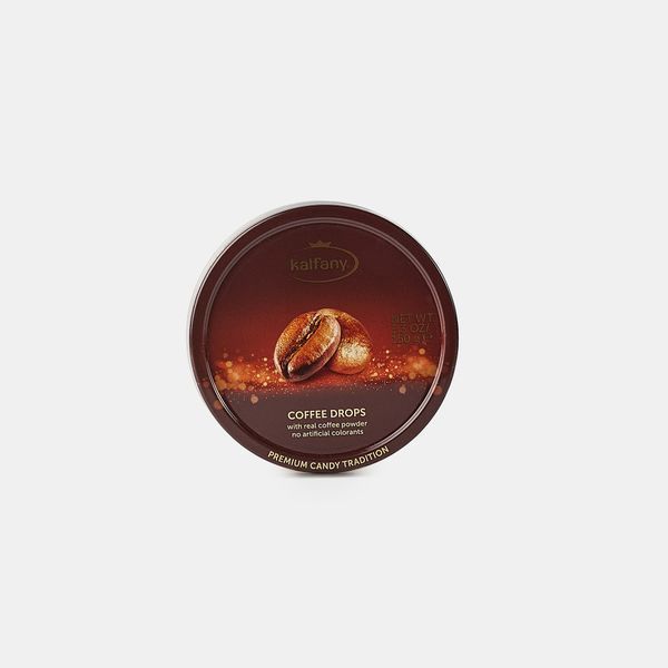 Льодяники в банці Kalfany Coffee Candies кави 150гр 125900151 фото