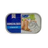 Печінка тріски Dorchleber у власному соці 121г 5245242 фото