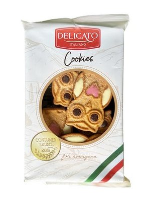 Печиво Delicato Italiano сови з кремом та цукровою посипкою, 200 г 2112435718 фото