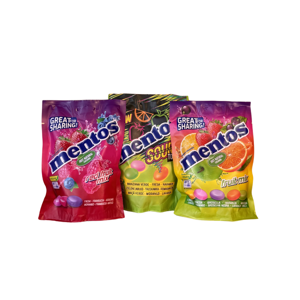 Драже Mentos red fruit 160g 0486526351 фото
