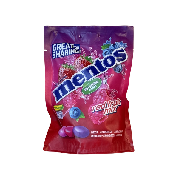 Драже Mentos red fruit 160g 0486526351 фото
