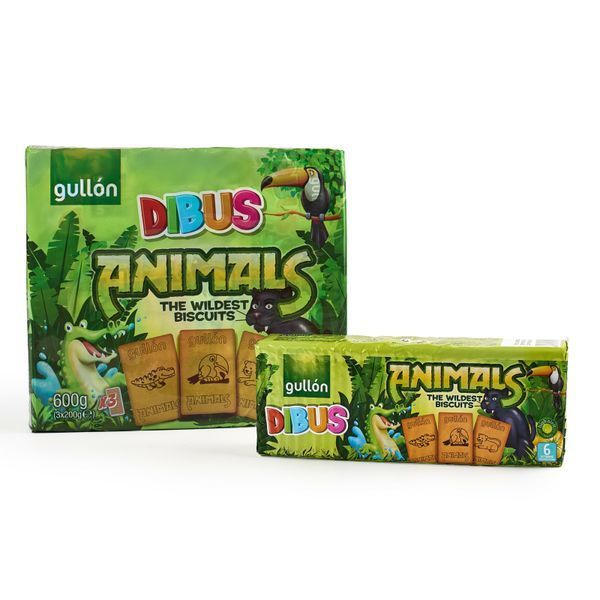 Печиво Gullon Hookies Animals, 200г 654165847 фото