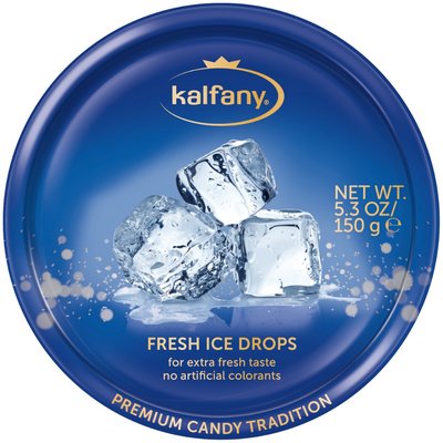 Льодяники в банку Kalfany Ice Fresh 150гр, (10 шт/ящ) 125900290 фото
