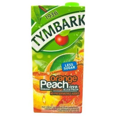 Напій Tymbark апельсин-персик, 1 л, 12шт/ящ 1664774526 фото