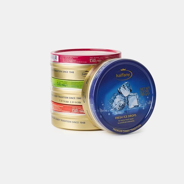 Льодяники в банці Kalfany Ice Fresh 150гр 125900290 фото