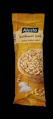 Насіння з сіллю Alesto Sunflower seeds 100 г, 36шт/ящ 1674292725 фото