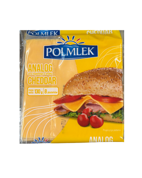 Сир тостовий Polmlek Analog Cheddar 130 г 2254135125 фото