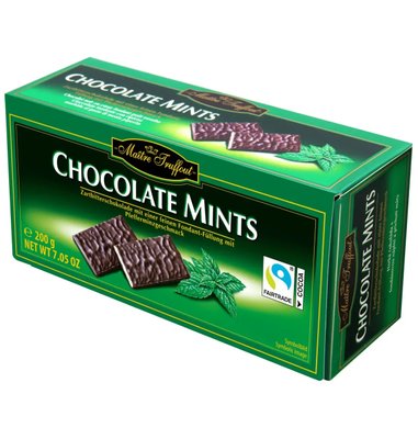 Шоколадні цукерки з мятою Maitre Truffout Mint Chocolate, 200 г, 16 шт/ящ 1702649306 фото
