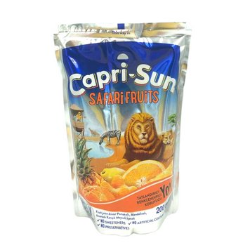 Сік Capri-Sun Safari Fruits зі смаком ананаса мандарина і лимона 200мл, (40шт/ящ) LV2103 фото