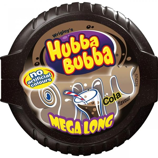 Жуйка Hubba Bubba Tape Cola, 12шт/уп 1634621646 фото